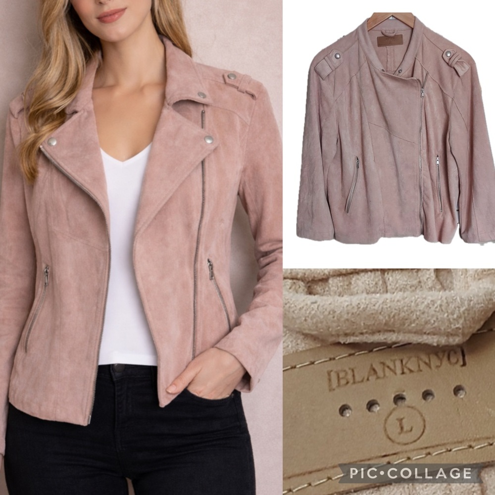 Blank NYC Pink Bomber Jacket